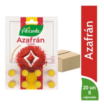 CONDIMENTO AZAFRAN ALICANTE 2g molido ( blis x 8 uni)